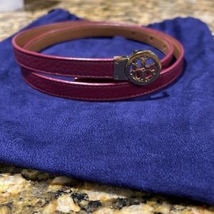 Skinny Tory Burch Reversible Belt